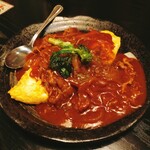 弥助 - ハヤシライスソース　オムレツ