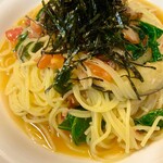 Japanese style spaghetti with plenty of vegetables