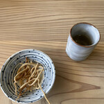 そばカフェ生田村 - 揚げた蕎麦とそば茶