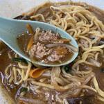 中華食堂 かどや - みそラーはひき肉タップリ