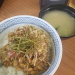 丼太郎 - 梅納豆丼(並)