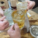 立飲み たきおか - 乾杯(2023.3.13)