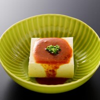 冷奴うに醤油かけ