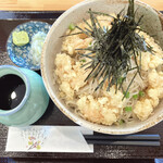 蕎麦 くつざわ - 小海老天おろし大盛