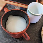 叶家 - そば湯（まるでポタージュ）