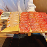 恵比寿 鮨 ふじまさ - 握り7連のネタ