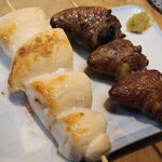 Tori Masa - ササミ250円おまかせで塩とハツ180円おまかせで塩