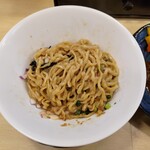 麺屋 いちょう - 混ぜ後