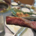 しらさぎの宿 丸福 - タンが分厚い。