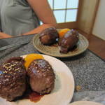 しらさぎの宿 丸福 - 肉巻きまである。