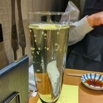 焼き肉割烹 よねくら - 飲み放題のスパークリングワイン