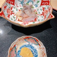 鮨 稲穂 - アンコウの酢味噌和え
