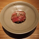 とり茶太郎 - 鴨 ロース 山わさびがけ + 下仁田ねぎ + 平茸