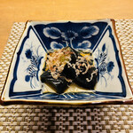 九州の旬 博多廊 - 小鉢の茄子の煮浸し