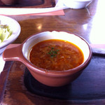 ビッグ・ジョー 藤井寺店 - ハウススープは野菜の旨みたっぷり