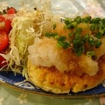 若月豆腐店「わか」 - とうふハンバーグおろしポン酢（600円）
