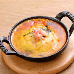 Grilled crab with dashi soup