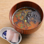 Pickles and miso soup set (1 serving)