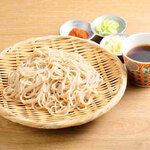 Shintoku Soba Shrimp Dashizaru Soba/Kamameshi with crab and salmon roe Kamameshi (rice cooked in a pot)