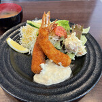 酒菜処 ぐらん - エビフライ定食