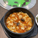 ヘウンデ - スン豆腐チゲ定食