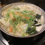 ちゃんこ鍋 やぐら - 塩ちゃんこ鍋定食