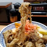 Yoshinoya - 肉は大き目なカット