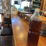 純平 - ペットボトルに入った麦茶