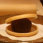 鮨 しみづ - 自家製最中アップ