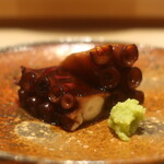 鮨 しみづ - 蛸の桜煮アップ