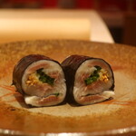 鮨 しみづ - 大分産鰯の巻物
