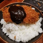 とんかつ けい太 - メンチカツ オンザ ライス
