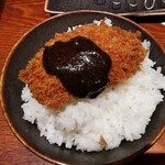 とんかつ けい太 - メンチカツ オンザ ライス