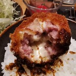 とんかつ けい太 - チーズメンチカツ