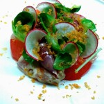 BIEN MANGER  - 前菜　芽キャベツ、ホタルイカ