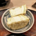 天白 - スイーツみたいな肥後紫、醤油で。