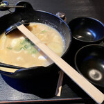 炭火焼肉 なかむら  - なかむら名物、打ち込みうどん。