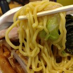 煮干し中華そば 一剣 - 麺も旨い