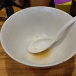 煮干し中華そば 一剣 - 私も完食