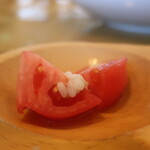 農家レストラン いぶき - トマトの塩麹和え