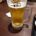 お食事処 あおい亭 - 生ビール（大）　850円