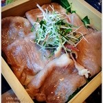 和食鉄板 銀座 朔月 - 山形牛せいろ蒸し