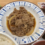 Sukiya - 牛皿定食(ごはん大盛) 650円 (牛皿)