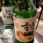 韓国屋台 ベッコウ - 韓国焼酎（パイナップル）