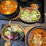 飛騨牛焼肉・韓国料理 丸明 - 赤テールスープ&豆腐チゲ