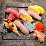 寿し×海鮮酒場 酔灯屋 - 上にぎり寿司ﾟ+.ﾟ(*´∀`)bﾟ+.ﾟ