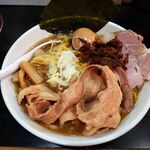 一条流がんこ総本家分家四谷荒木町 - ズワイガニの不純スープの「100ラーメン」