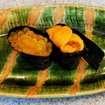 日本橋 - ヤマベのイクラ＆根室のうに