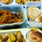 肉のＡＢＣフーズ - ハンバーガーパーリー☆
                                真ん中のは前日に作った栗カボチャ煮