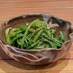 シウマイ堂 正屋 - 蒸し菊菜ポンズ